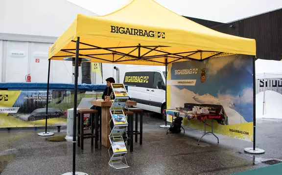 ▻ Faltpavillon 3x3 m wasserdicht & feuerhemmend | Mastertent® Mastertent Zelt 6x3m, Dachplane Grau, 3x Seitenwand grau